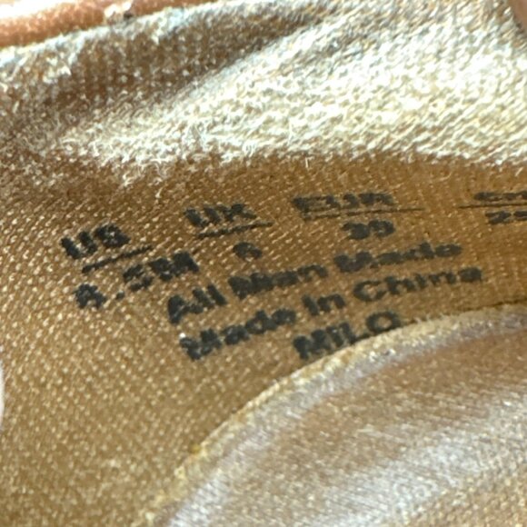 Naturalizer Milo Women's 8.5 M Tan Leather Penny Loafers Comfort Shoes - Picture 6 of 9